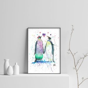 "Valentine" Penguins