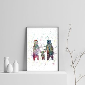 "Mummy, Baby, Daddy" Bears