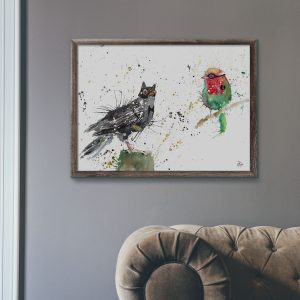 "Blackbird & Robin" Birds