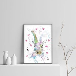 "Valentine Bunny" Rabbit/Hare