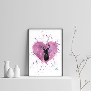 "Stag Heart" Heart