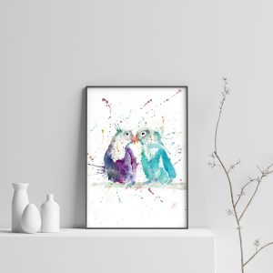 "Olive & Cecil" Birds