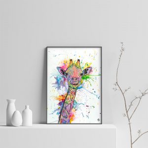 "Neon" Giraffe