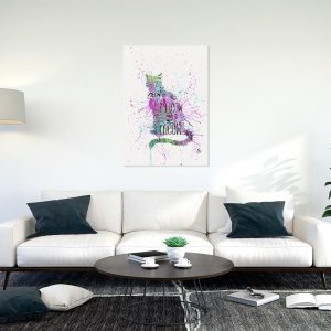 "Meow Pink" Cat