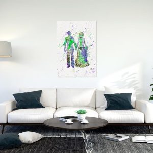 "Bride & Groom" Green