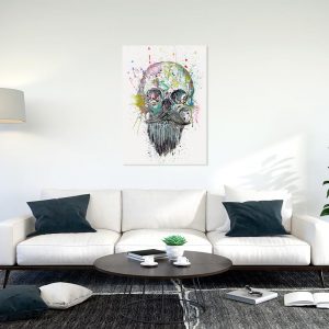 "Be Beard" Skull