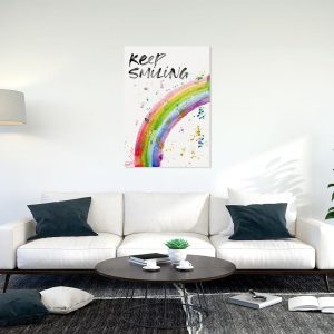 "Keep Smiling" Rainbow