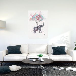 Ballon Elephant" Elephant hearts