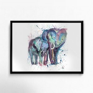 "Us" Mummy & Baby Elephant