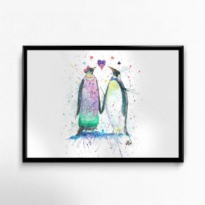 "Valentine" Penguins