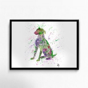 "Woof Green" Dog