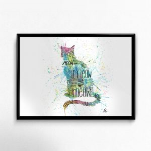 "Meow Blue" Cat