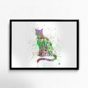 "Meow Green" Cat