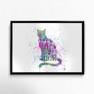 "Meow Pink" Cat