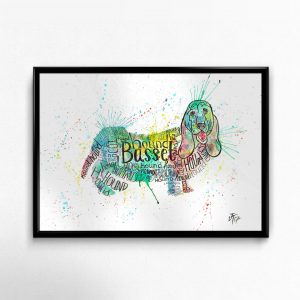 "Basset Splash" Dog