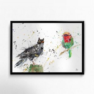 "Blackbird & Robin" Birds