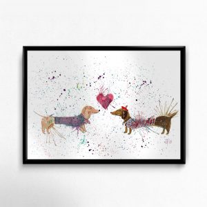 "Sausage Dogs in Love" Dogs