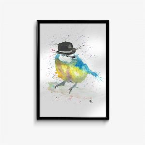 "Blue Bowler" Bluetit