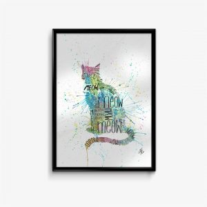"Meow Blue" Cat