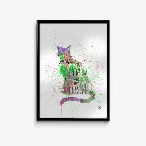 "Meow Green" Cat