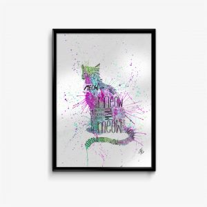 "Meow Pink" Cat