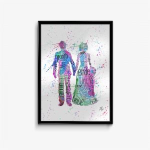 "Bride & Groom" Pink