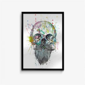 "Be Beard" Skull