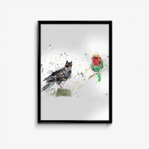 "Blackbird & Robin" Birds