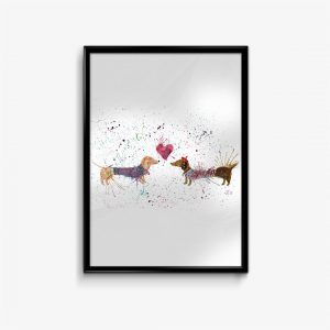 "Sausage Dogs in Love" Dogs